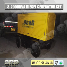 125kVA Trailer Mobile Diesel Generator with Water Cooled Engine Sdg138wst